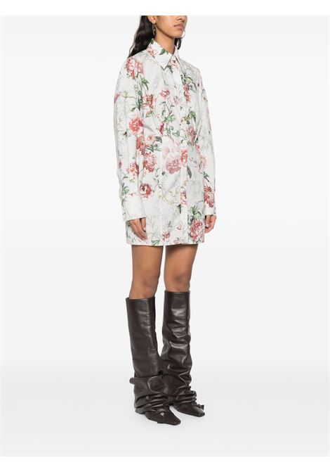 Abito corto a fiori multicolore The Attico - donna THE ATTICO | 250WCA00384CCC053PR507